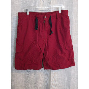Men's Lands' End Cargo Shorts‎ Size L Red